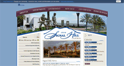 Desktop Screenshot of cityofsignalhill.org